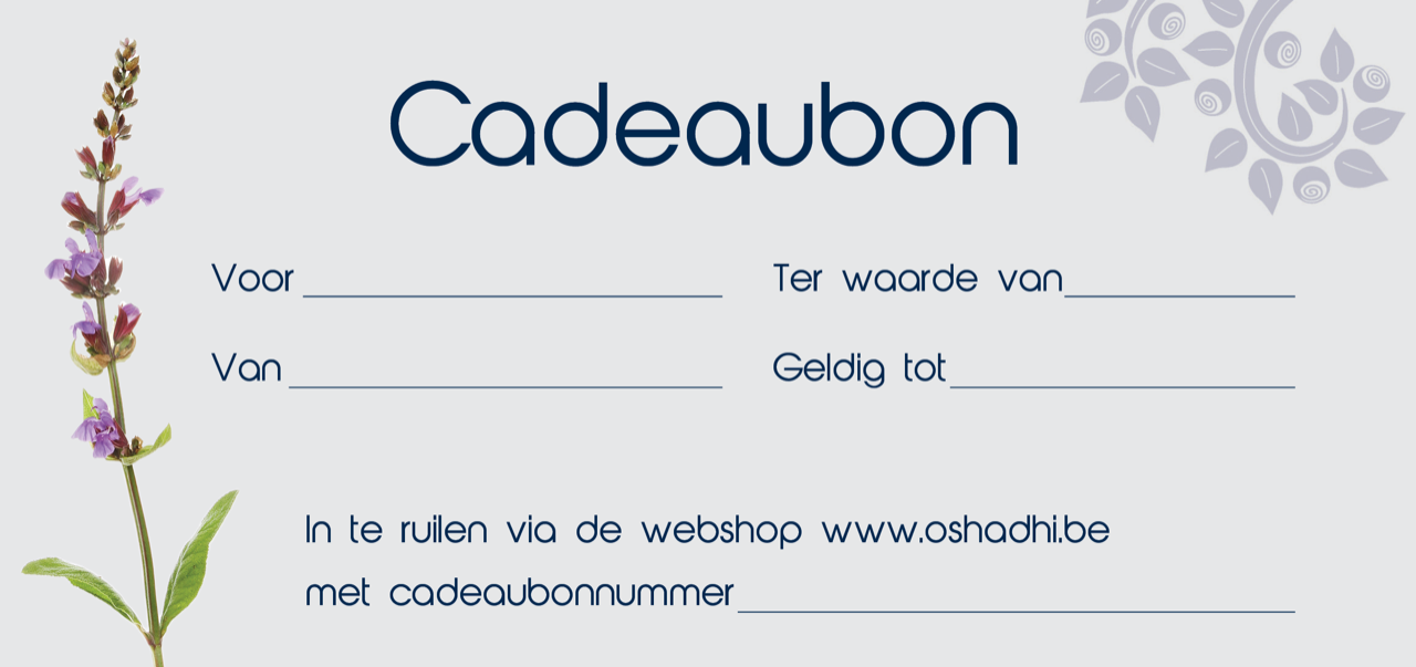toxiciteit halfgeleider zonne Cadeaubon - Oshadhi Belgium