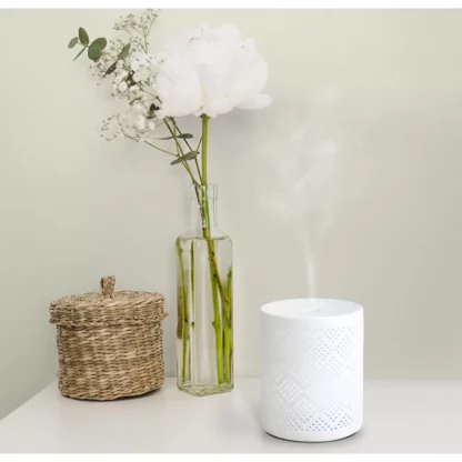 ZmarKraft Etherische Olie Diffuser 200 Ml - Ultrasone Aroma Diffuser Met LED Nachtlampje - Luchtbevochtiger Voor Thuis En Kantoor