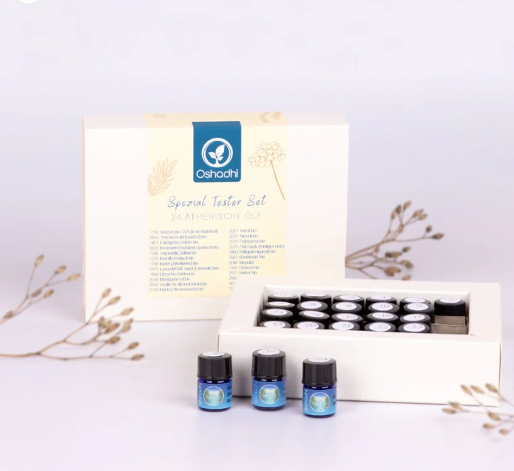 Special Tester Set 24 essentiële oliën