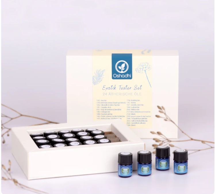 Exotic Tester Set 24 essentiële oliën